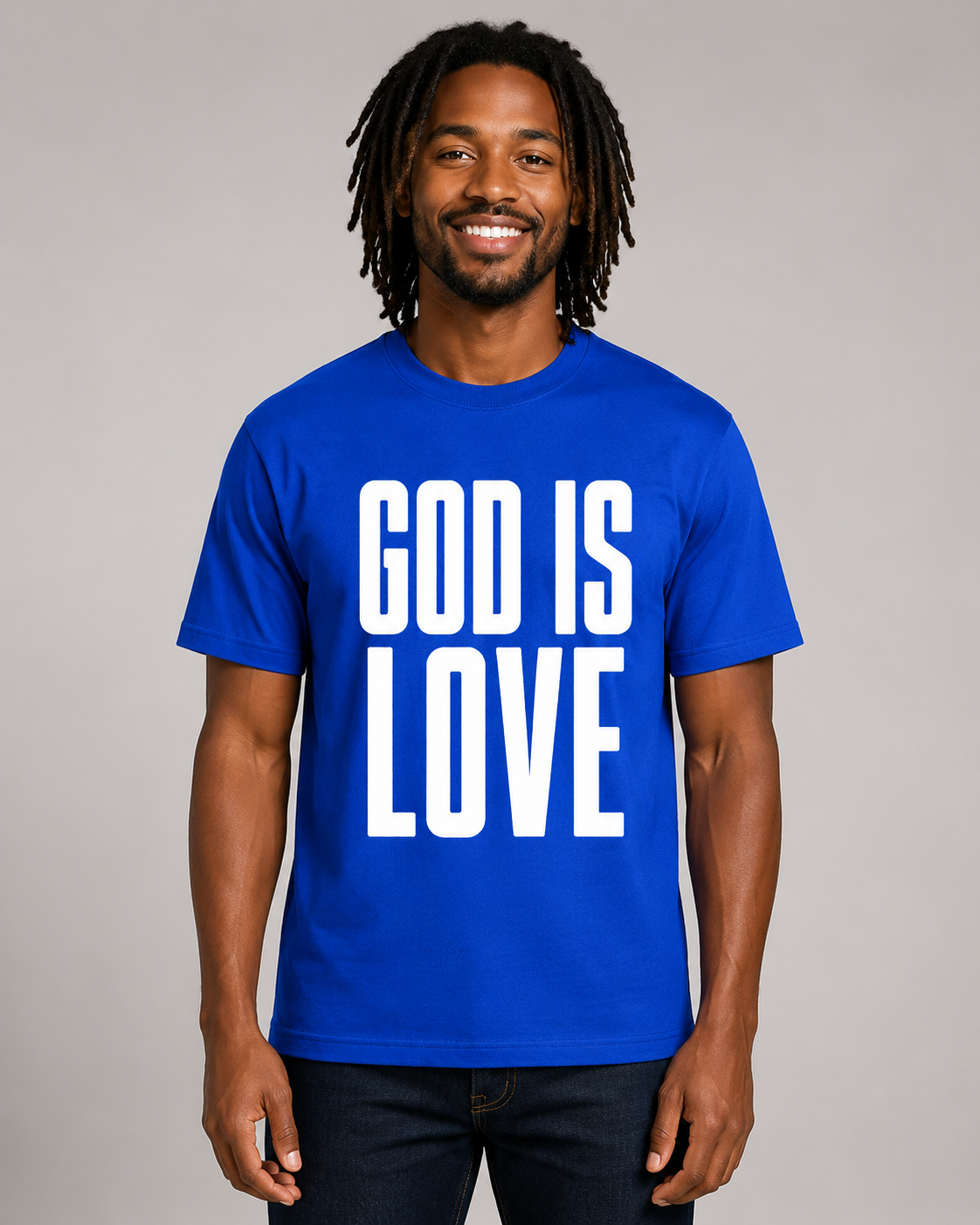 God Is Love – 100% Cotton Inspirational Graphic Tee